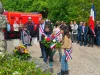 Dépot de gerbe par les membres du Conseil municipal des enfants.
